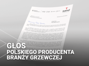Galmet Głos polskiego producenta urządzeń grzewczych - kolejne zmiany w Czystym Powietrzu