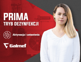 Galmet - #3 Jak sterować pompą ciepła Prima – funkcja dezynfekcji