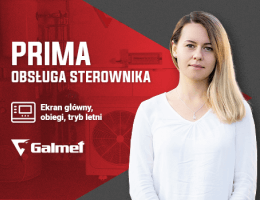Galmet - #4 Jak sterować pompą ciepła Prima – obsługa sterownika – ekran główny
