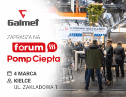 Galmet Partnerem Forum Pomp Ciepła 2026