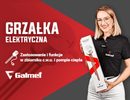 Galmet - Pompa ciepła Prima - grzałka elektryczna w zbiorniku wody użytkowej