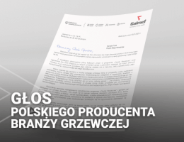 Galmet - Głos polskiego producenta urządzeń grzewczych - kolejne zmiany w Czystym Powietrzu